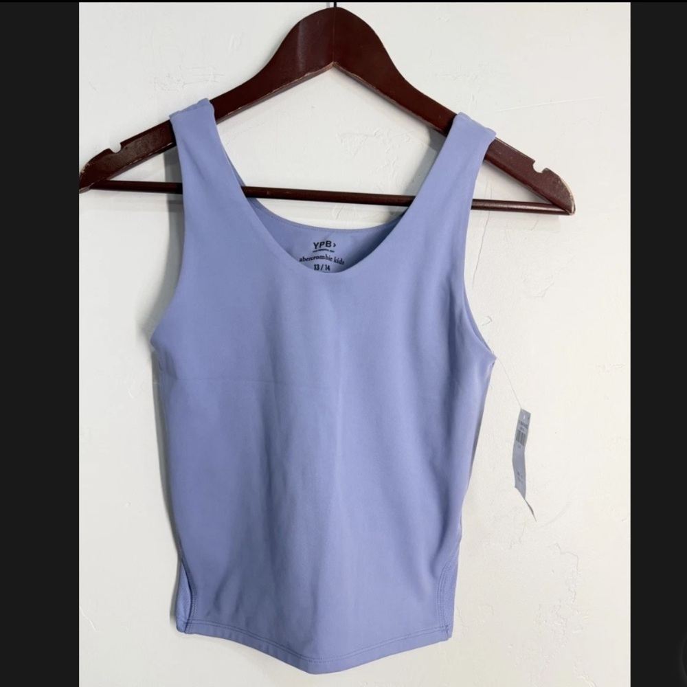 Abercrombie & Fitch Girls Active Tank Top YPB Size 13/14 Purple NWT